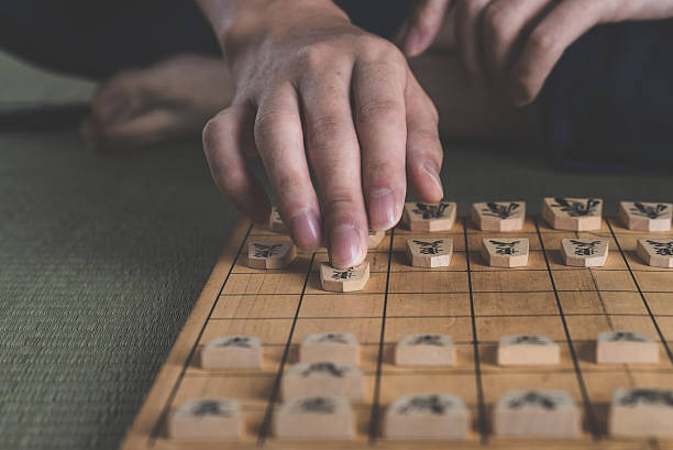 japanische schach - shogi stock-fotos und bilder