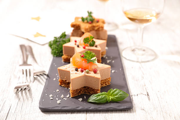 istock christmas entree with gingerbread and foie gras 625691228