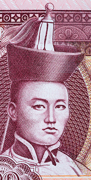 istock Damdinii Sukhbaatar portrait from Mongolian money 625691284