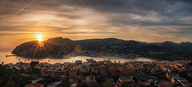 istock Panoramic view of Puerto de Andratx at sunset, Mallorca, Spain 625700700