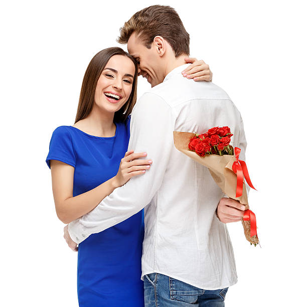 istock Happy couple on Valentines day 625702934