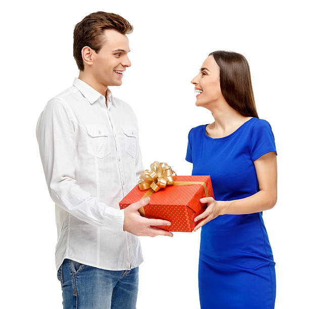 istock Happy couple on Valentines day 625703254