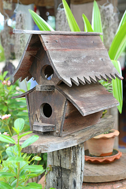 istock Wooden bird houses 625703276