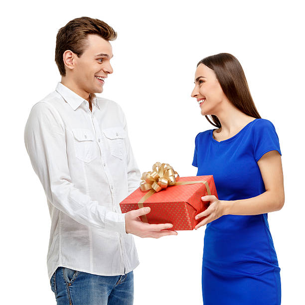 istock Happy couple on Valentines day 625703316