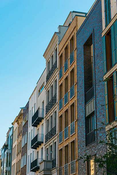 istock square format of townhouses in berlin 625705208