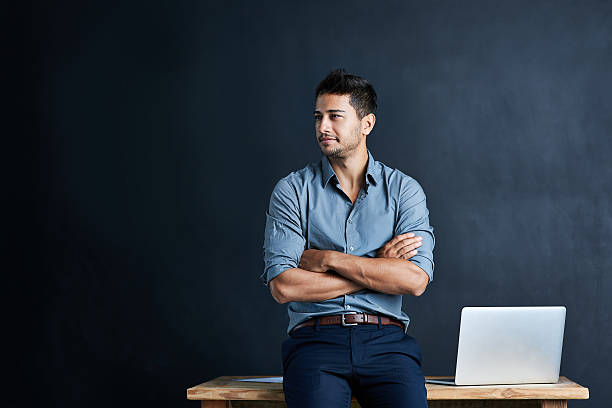 istock Envisioning how to start his next big success story 625705652