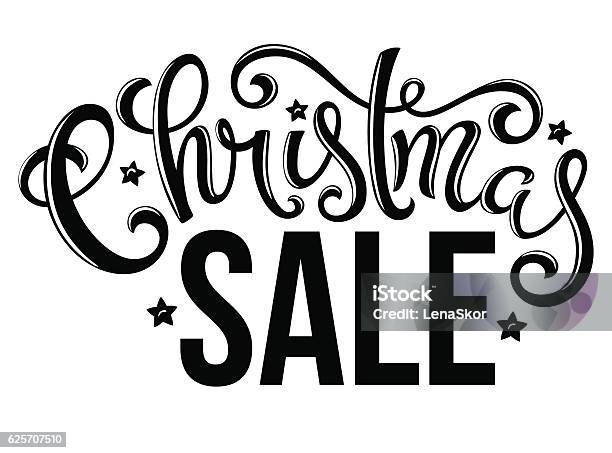 Christmas Sale Poster Stock Illustration - Download Image Now - Art, Art And Craft, Banner - Sign