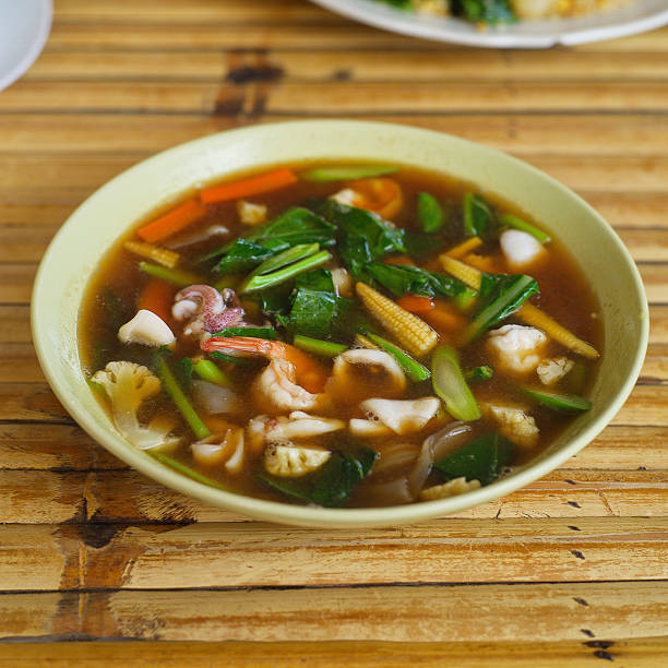 istock Tom Yum soup Thai traditional spicy prawn soup 625714712