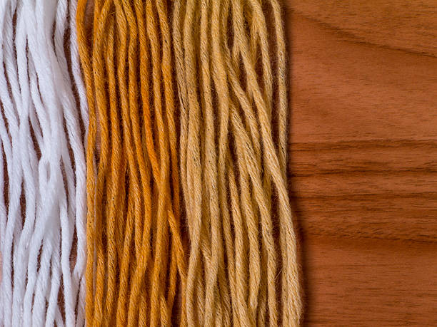 istock Wool samples colored by henna and henna and amalaki mix 625716044