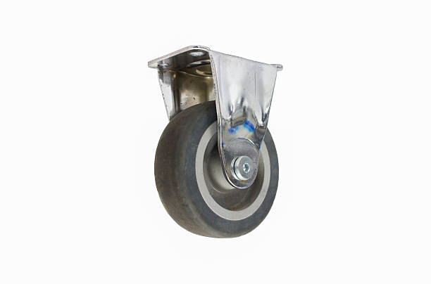 istock Silent wheel cart, can't  directional 625722080