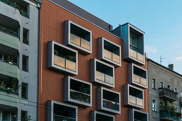 istock High-rise urban apartment block facade 625722854