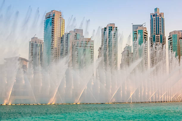 istock Dubai Fountain show 625722896