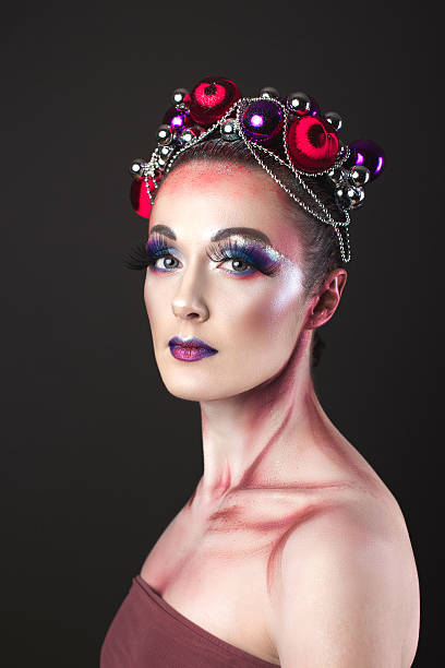 istock Elegant Model with Bright New Year's Eve Make-up 625724368