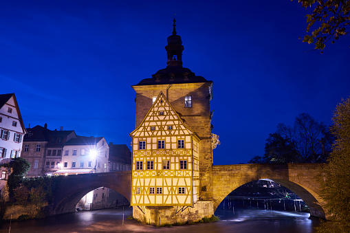 Old Town Hall Bamberg at night
