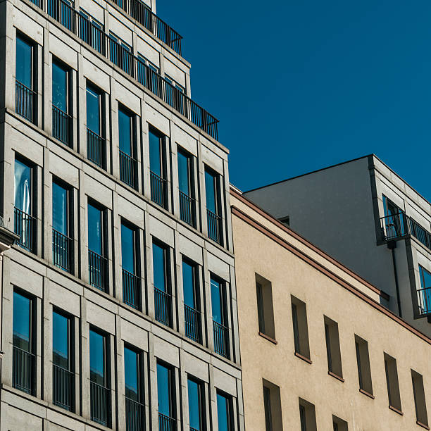 istock detailed view of building facade in square angle 625734480