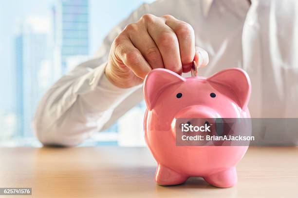 Savings Stock Photo - Download Image Now - Savings, Coin Bank, Currency