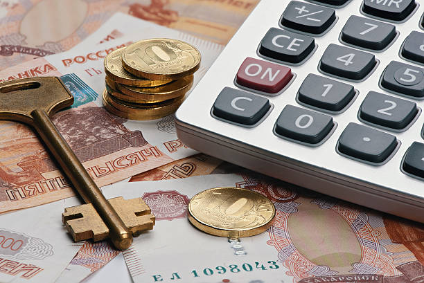 istock Russian money. real estate concept 625742440