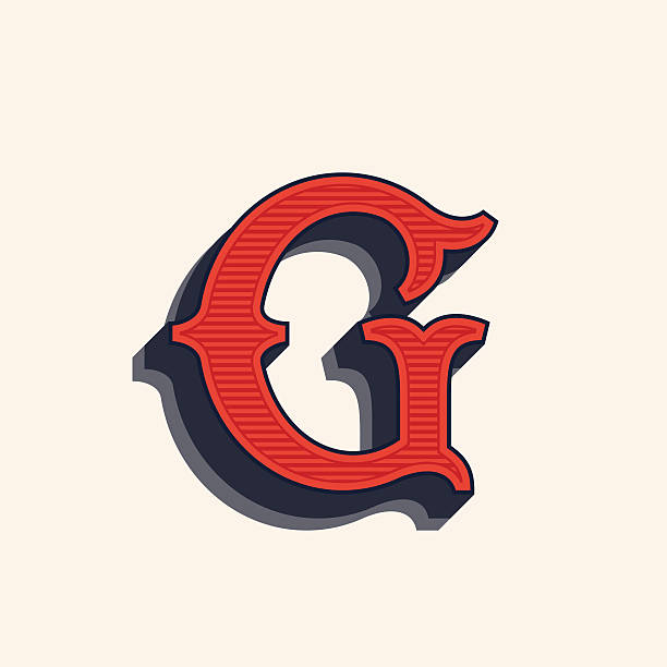 istock G letter icon in vintage western style. 625750548