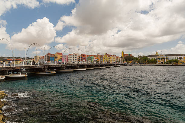 istock Queen Emma Bridge in Willemstad Curacao 625750704