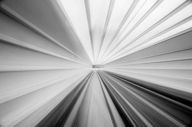 istock Speed motion in urban highway road tunnel 625750732