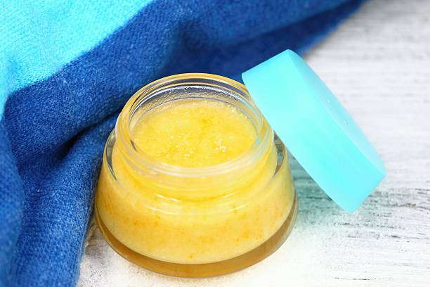istock Natural orange sugar scrub  good for perfect skin 625752984