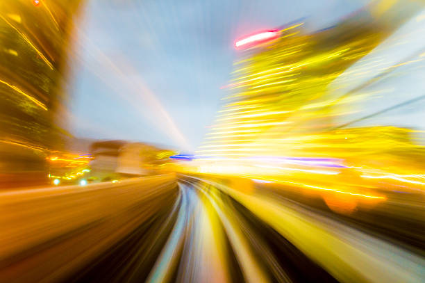 istock Speed motion in urban highway road tunnel 625754760
