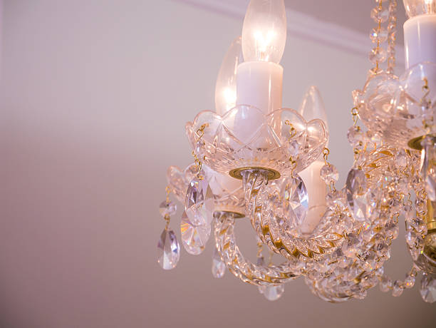 istock Quiet room chandelier 625759194
