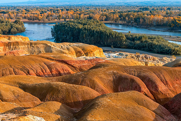 istock Multiple Color Beach near Berjin, Xinjiang, China 625769342