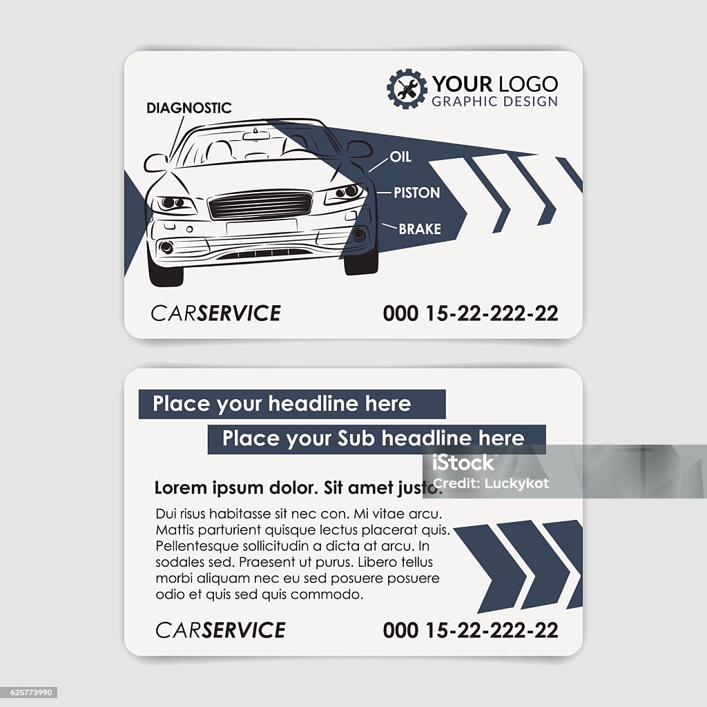 Auto Repair Business Card Template Create Your Own Business Cards Stock Illustration - Download Image Now - iStock auto-repair-business-card-template-create-your-own-business-cards-stock-illustration-download-image-now-istock