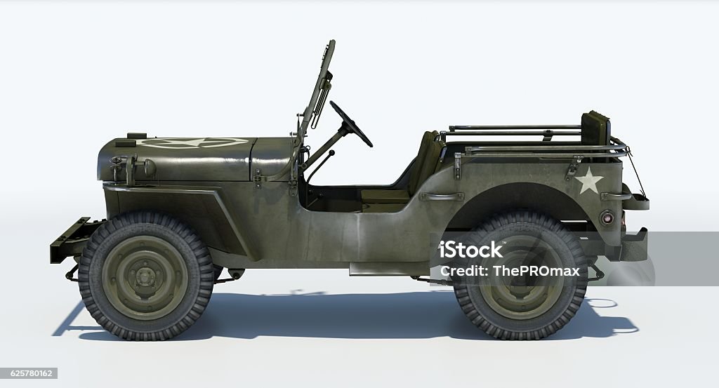 MB Jeep Willys Willys MB Jeep 4x4 Stock Photo