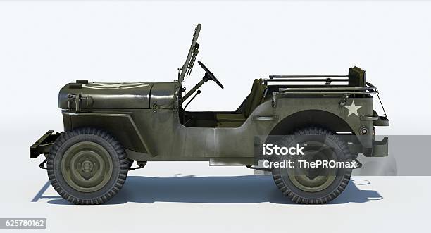 Mb Jeep Willys Stock Photo - Download Image Now - 4x4, Military, Three Dimensional