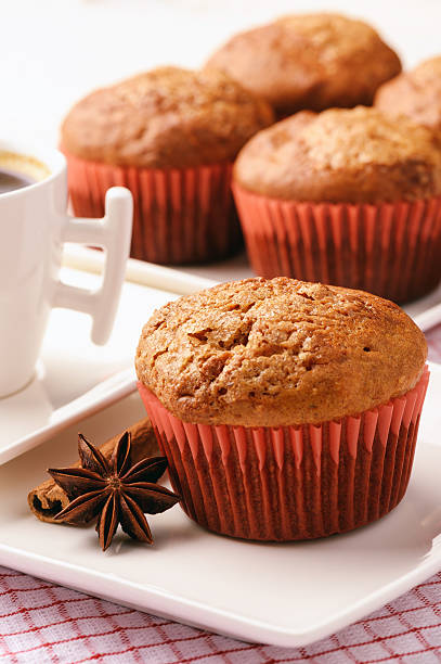 istock Pumpkin muffins with apple, ginger and cinnamon. 625780702