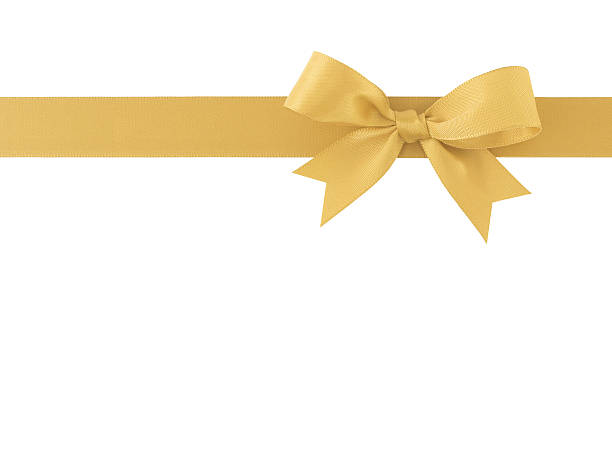 istock golden ribbon with bow isolated on white background 625782696
