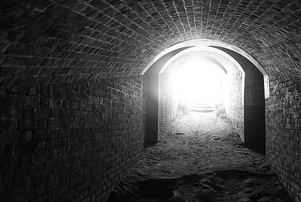 istock Light at end of tunnel 625783180