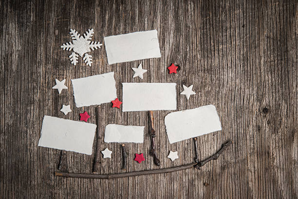 istock Group of empty notes of New Year resolutions 625785564