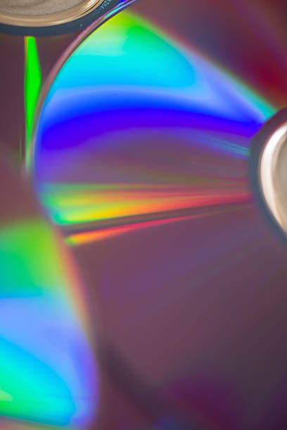 istock Close-up of a Compact Disc with Shiny Side Up 625795844