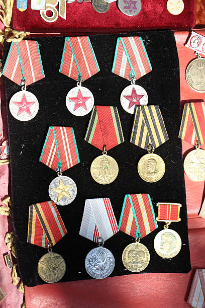 istock Veteran medals from Georgia 625798942