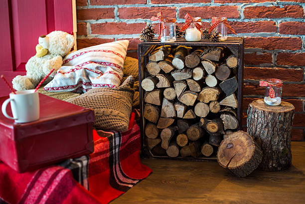 istock Christmas photo zone in vintage style 625799092
