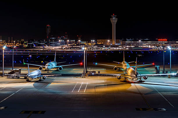 istock Haneda Internatinal Airport at dusk, Tokyo, Japan 625808848