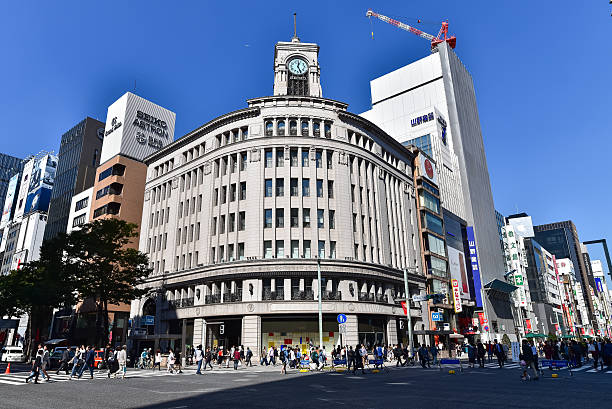 istock Cityscape at Tokyo Ginza 625809486