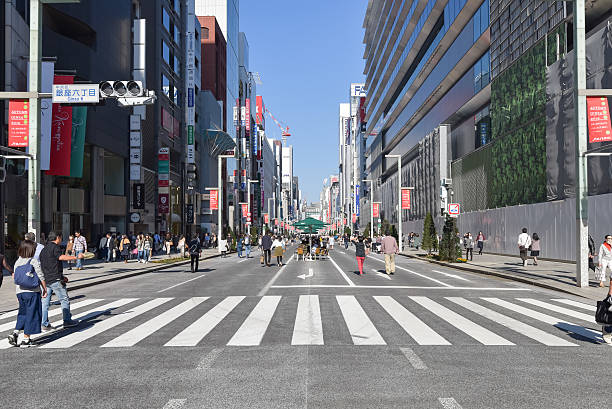 istock Cityscape at Tokyo Ginza 625809616