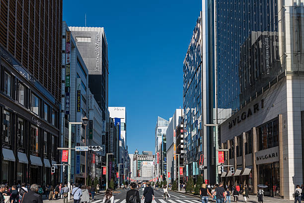 istock Cityscape at Tokyo Ginza 625809778