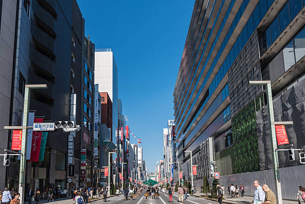 istock Cityscape at Tokyo Ginza 625809846