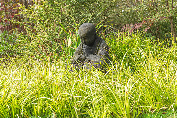 black child Statues in Wuxi Nianhuawan park of China.