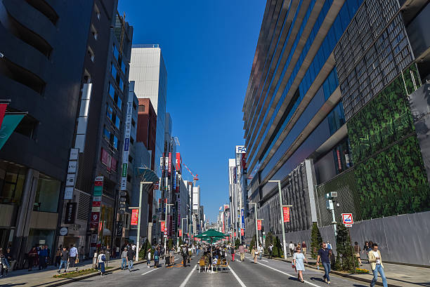 istock Cityscape at Tokyo Ginza 625809920