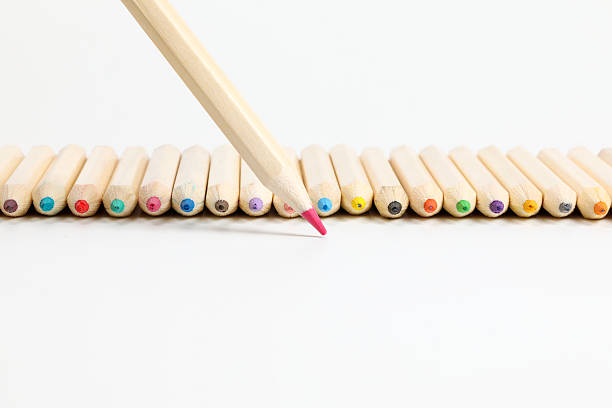 istock Colorful wooden color pencil 625810296