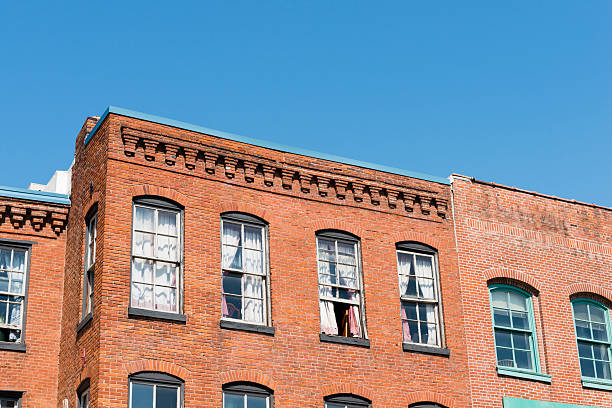 istock Saint Louis Missouri Riverfront Brick Architecture Backgrounds Midwest USA 625811290