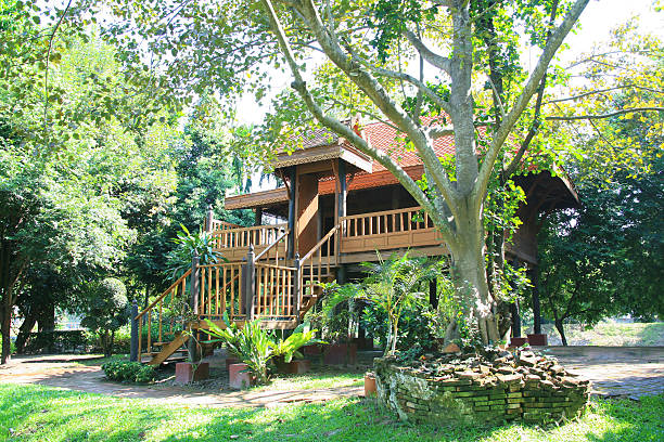 istock Thailand ancient wooden houses 625828938