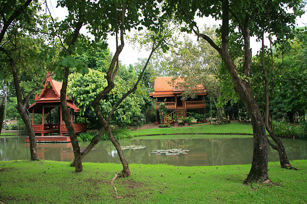 istock Thailand ancient wooden houses 625829086