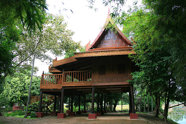istock Thailand ancient wooden houses 625829434